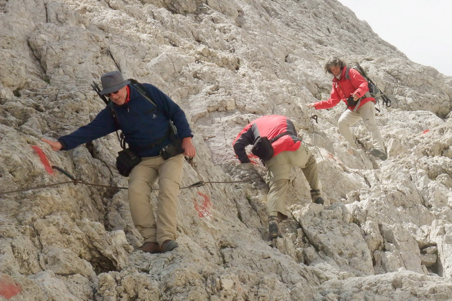 Gartl Klettersteig Abstieg