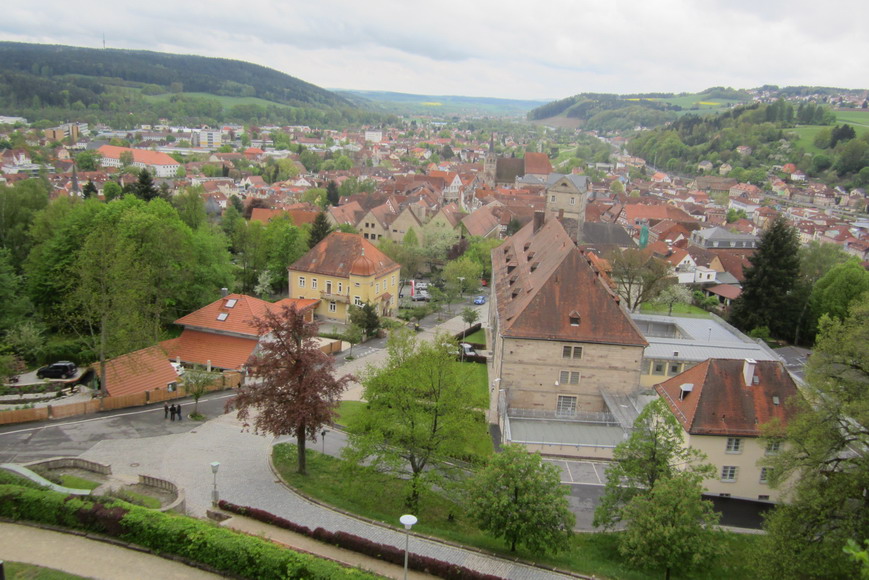 Blick von der Festung auf Kronach