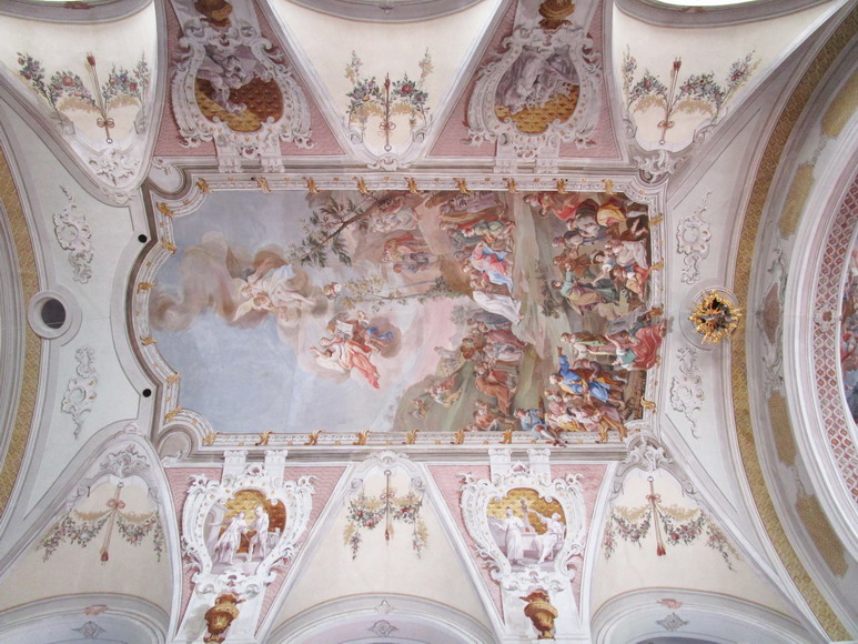 Deckenmalerei in der Kirche von Matrei