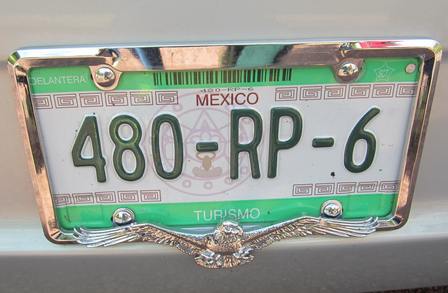 ganz Mexiko hat schöne Nummerschilder