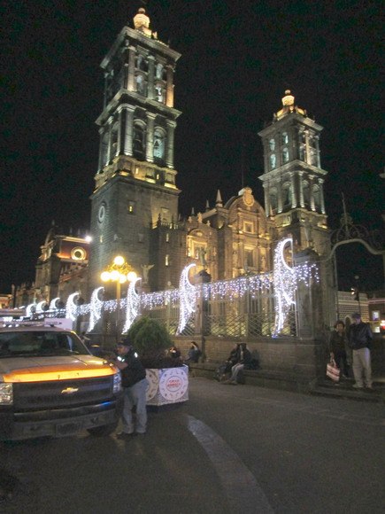 Puebla in Weihnachts Schmuck