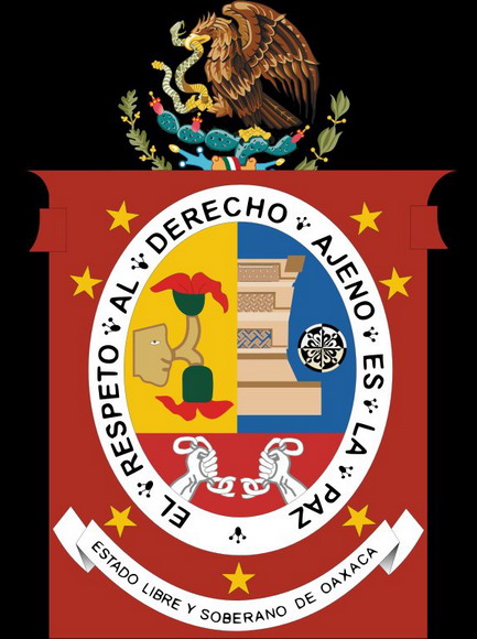 Wappen von der Stadt Qaxaca