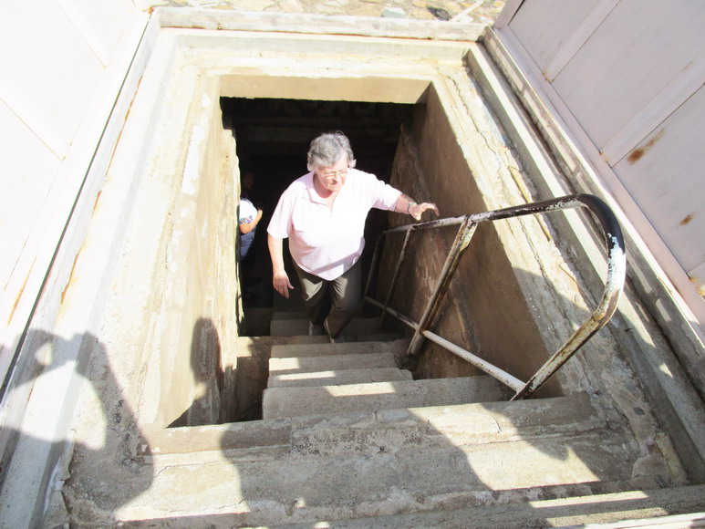Ausstieg aus der Grabkammer in Zaachila