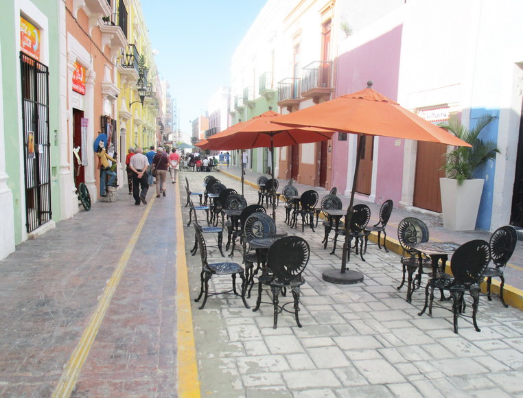 Altstadtstrasse in Campeche