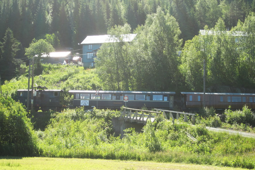 Museumseisenbahn  der "Thamshav Bahn" in "Lökken Verk" 