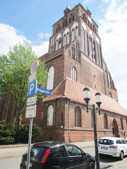 Backstein-Kirche in Greifswald