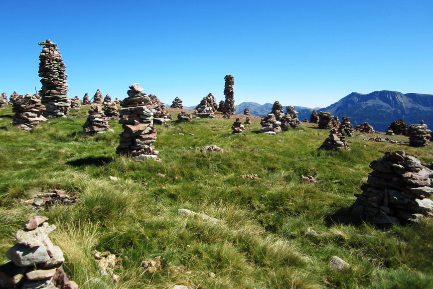"Stoanerne Mandln" Gipfel 2001 m.