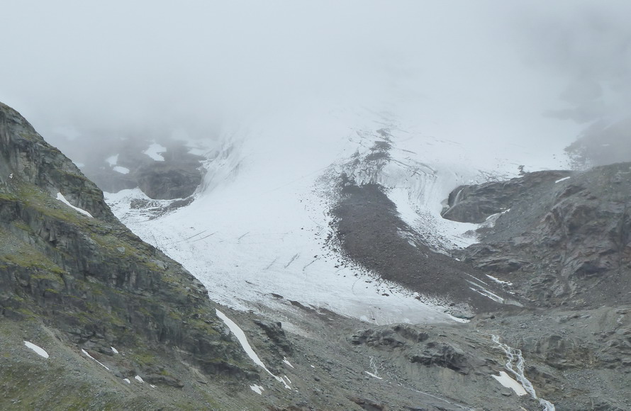Ochsentaler Gletscher bei der Wiesbadener Hütte