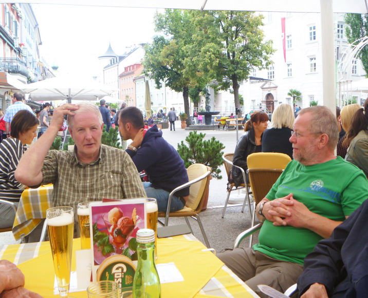 Mittagspause in Lienz